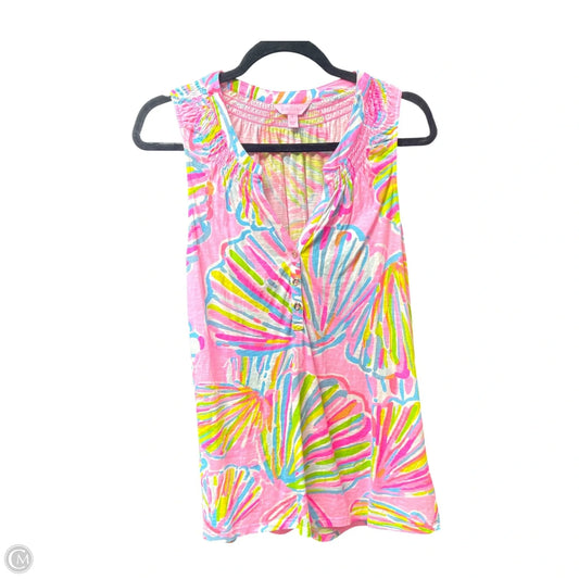Top Sleeveless Designer By Lilly Pulitzer In Multi-colored, Size: M