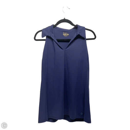 Top Sleeveless Designer By Lilly Pulitzer In Navy, Size: L