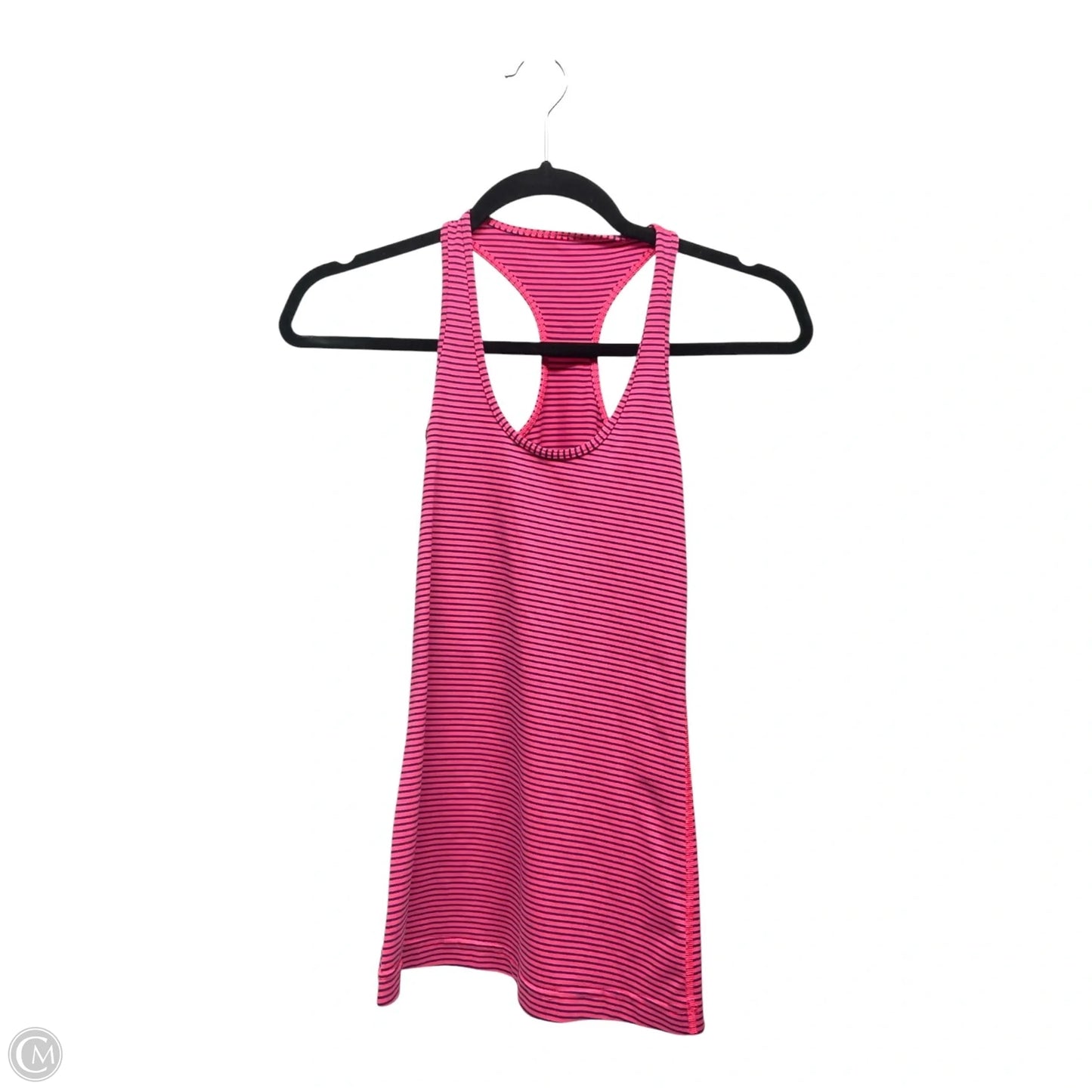 Athletic Tank Top By Lululemon In Striped Pattern, Size: Xs