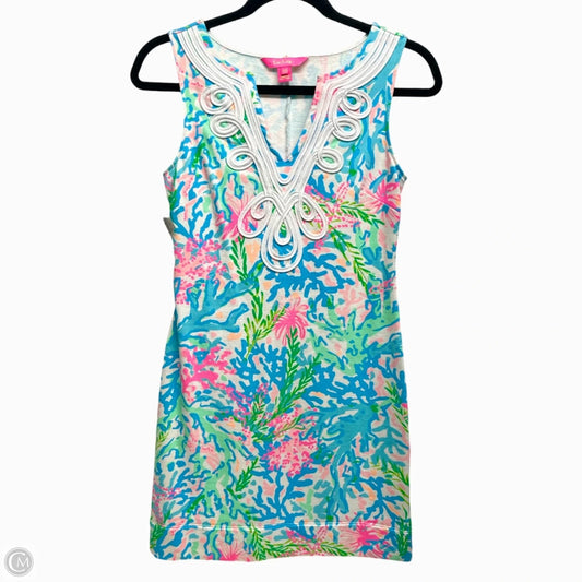 Dress Designer By Lilly Pulitzer In Nautical Print, Size: Xxs