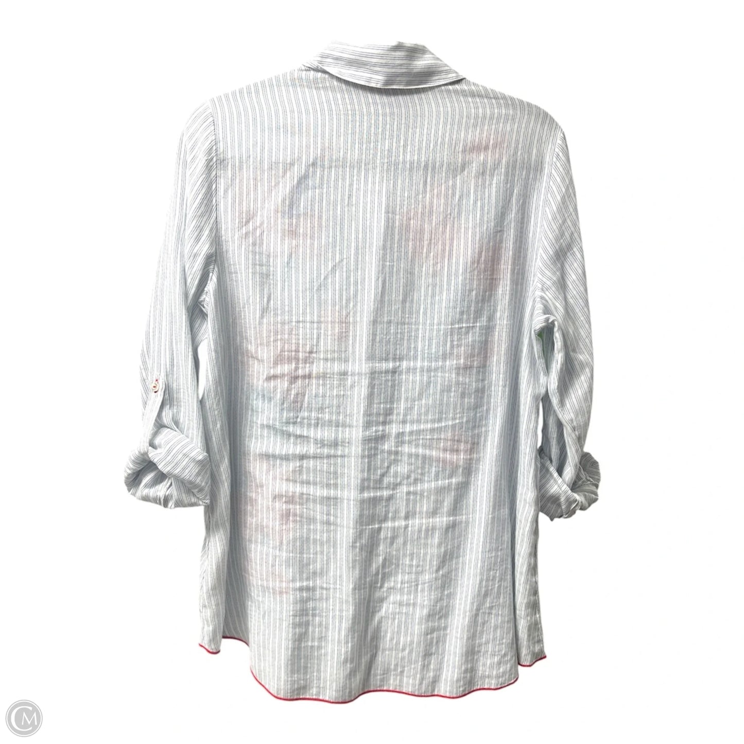 Top Long Sleeve By Soft Surroundings In Floral Print, Size: M