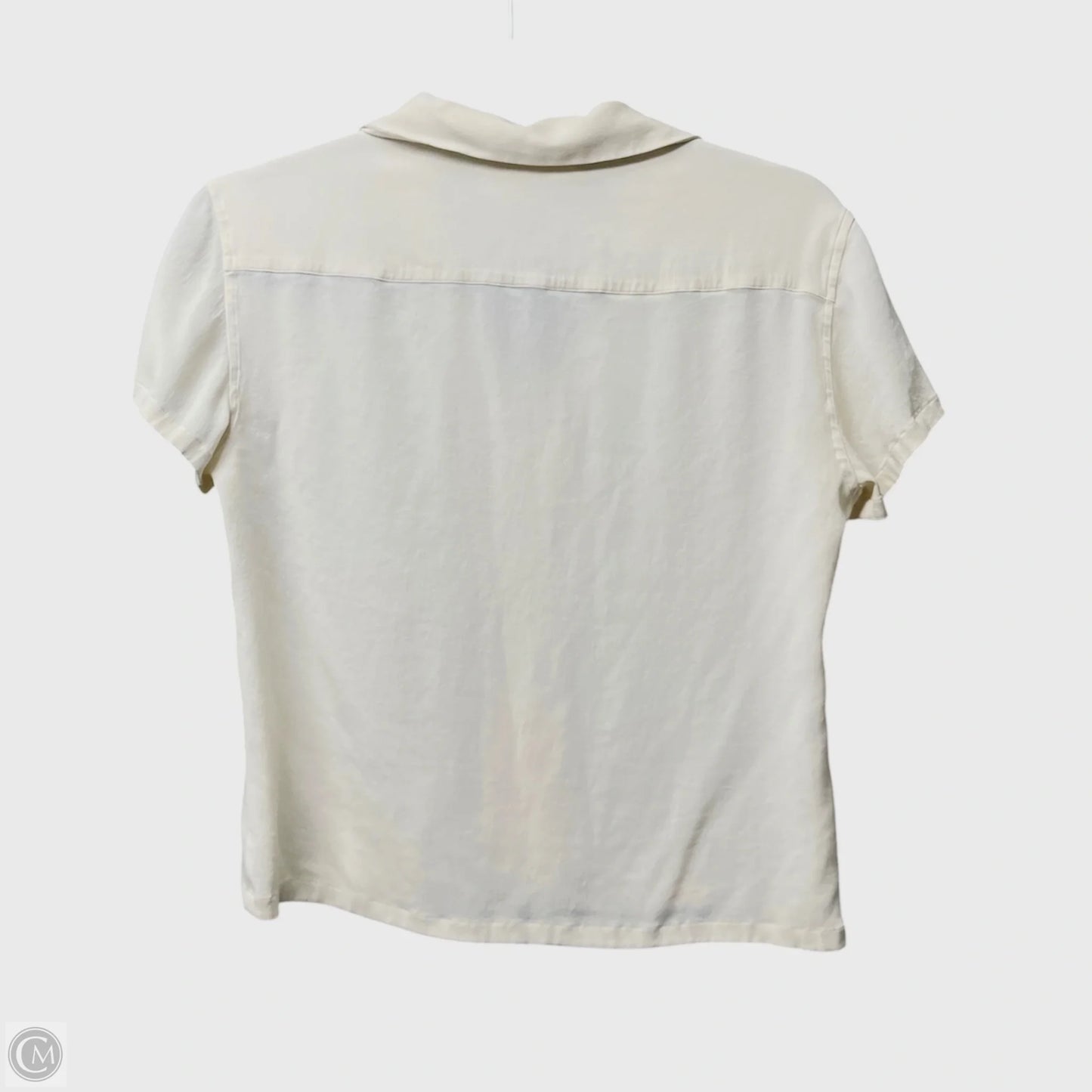 Blouse Designer By Max Mara In Cream, Size: S