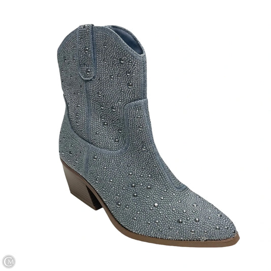 Boots Western By Madden Nyc In Blue, Size: 7