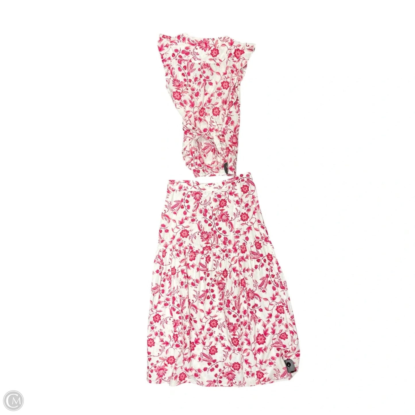 Skirt Set 2pc By Saks Fifth Avenue In Floral Print, Size: S
