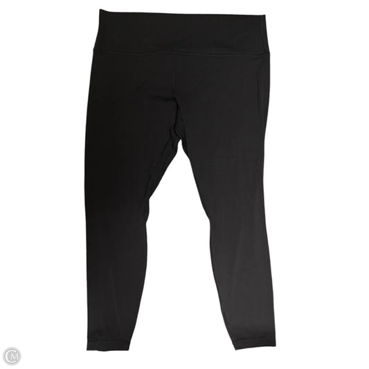 Athletic Leggings By Lululemon In Black, Size: 20