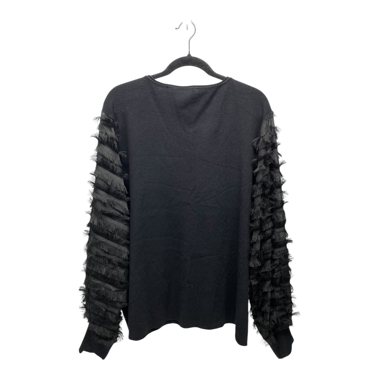 Top Long Sleeve By Sioni In Black, Size: 2x