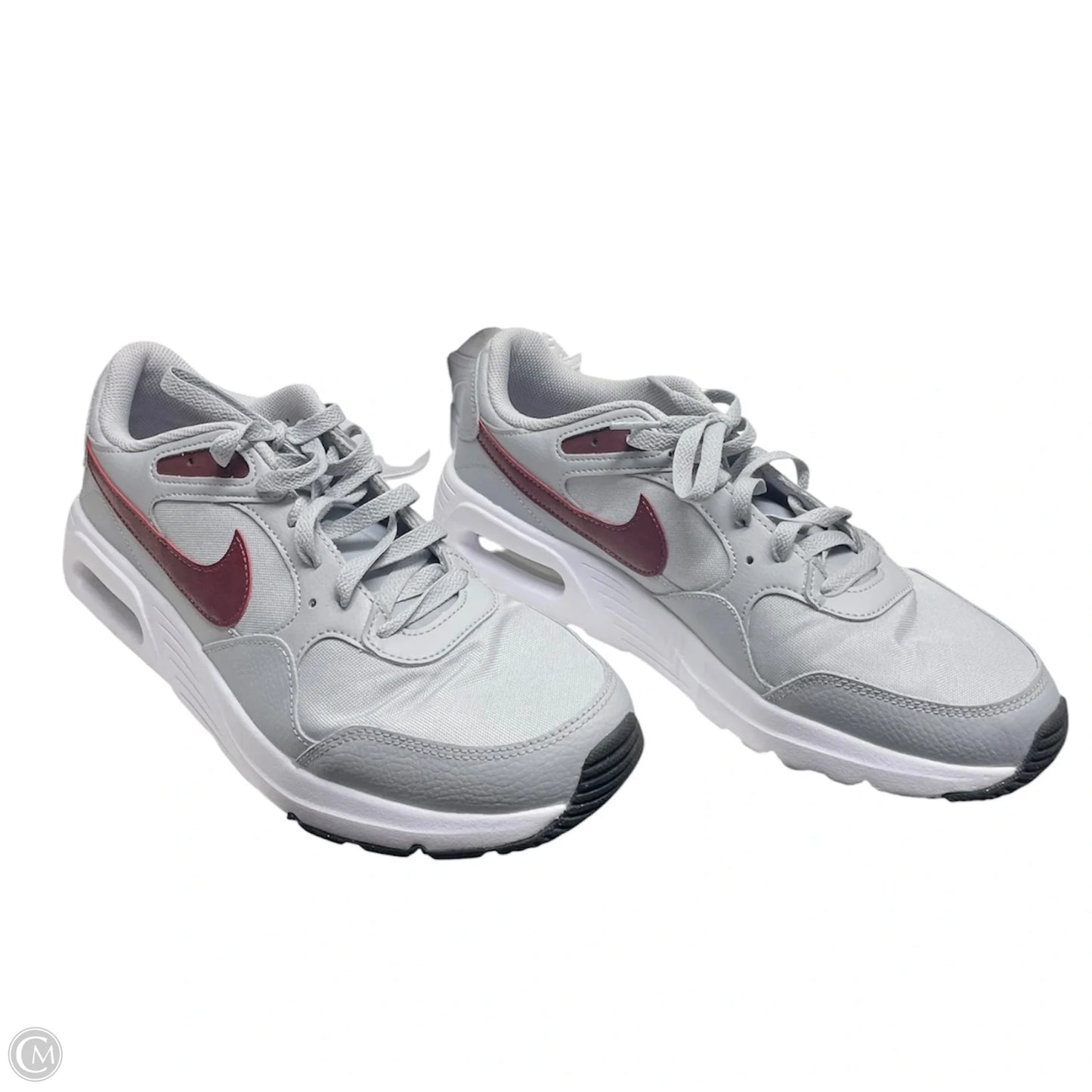 Shoes Sneakers By Nike In Grey & Red, Size: 10
