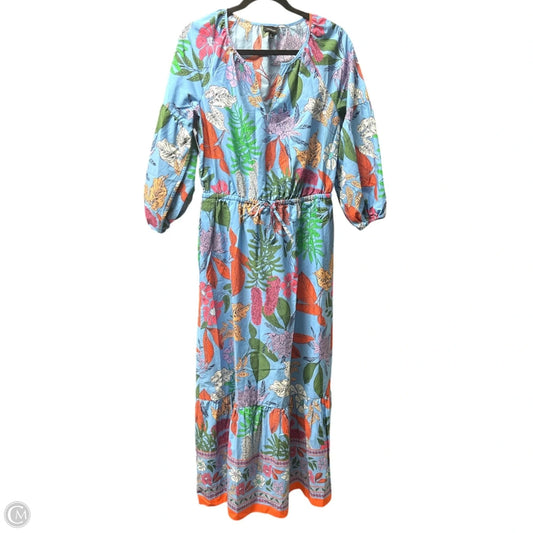 Dress Casual Maxi By Talbots In Floral Print, Size: M