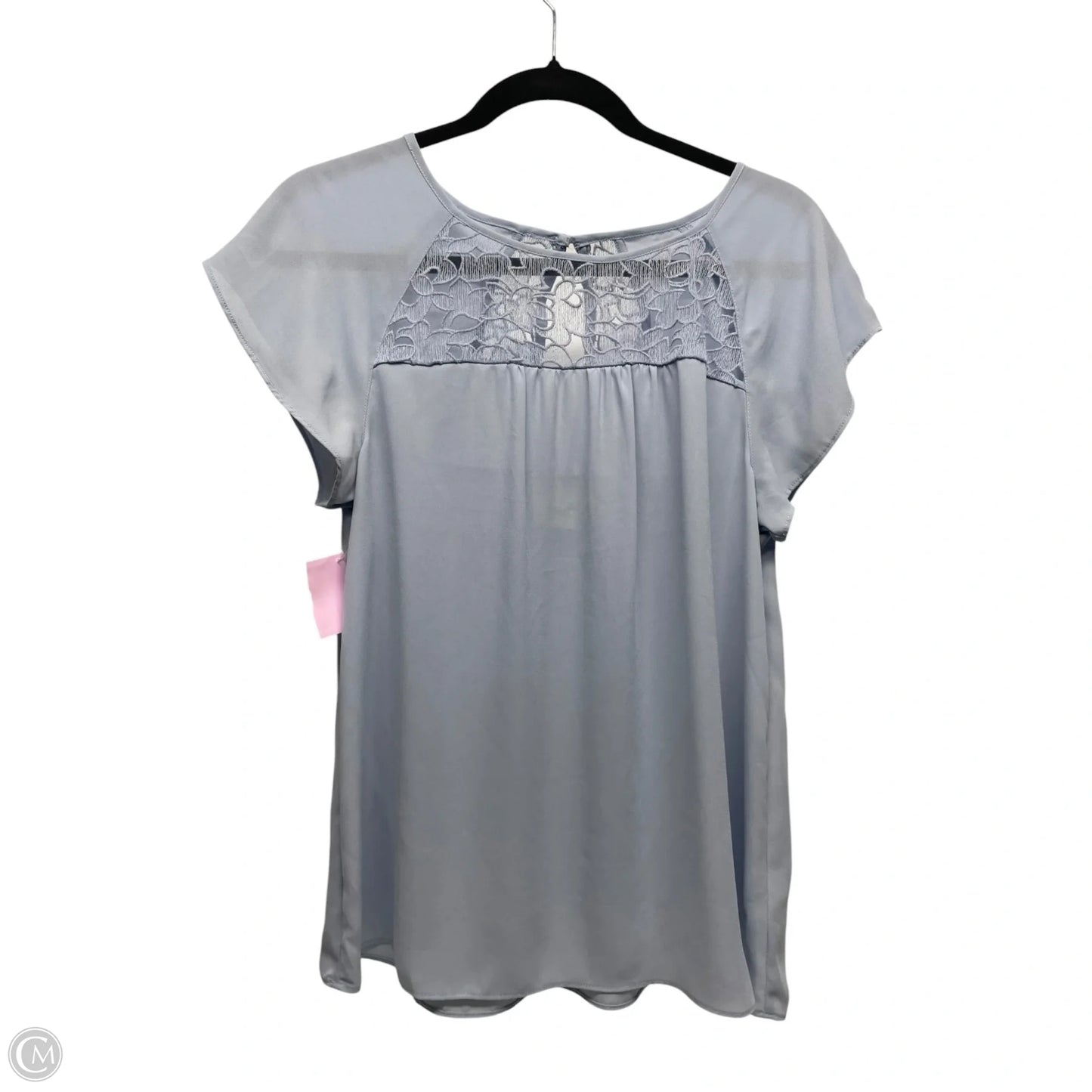 Blouse Short Sleeve By Maeve In Blue, Size: Xs