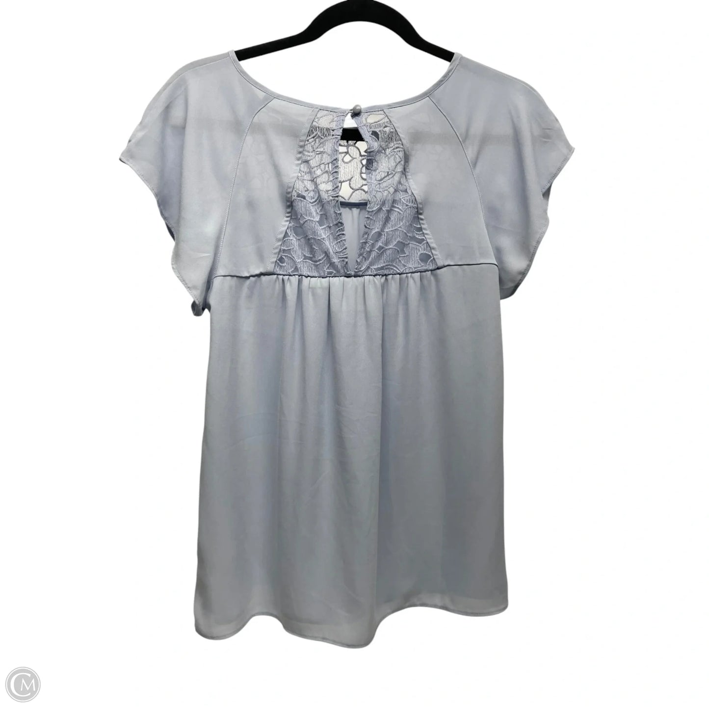Blouse Short Sleeve By Maeve In Blue, Size: Xs