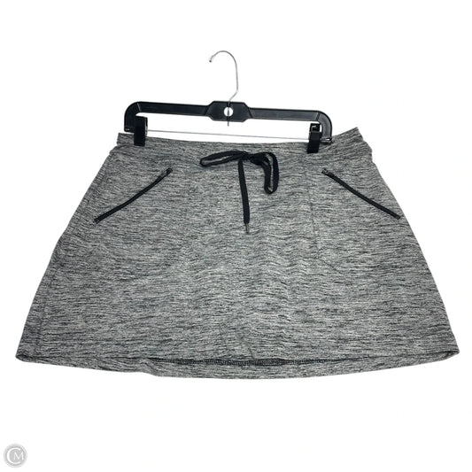 Athletic Skort By Tek Gear In Grey, Size: L