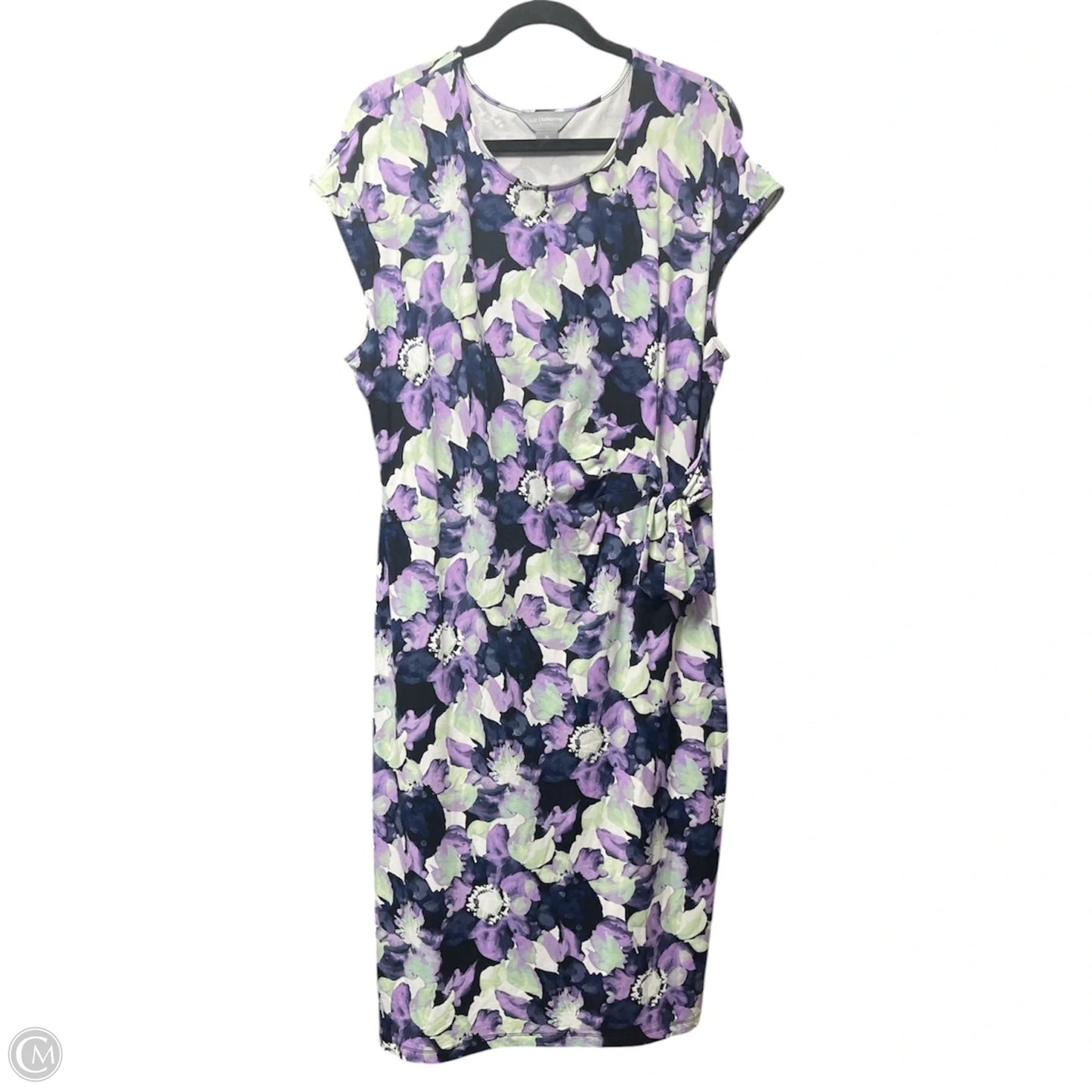 Dress Casual Short By Liz Claiborne In Floral Print, Size: Xl