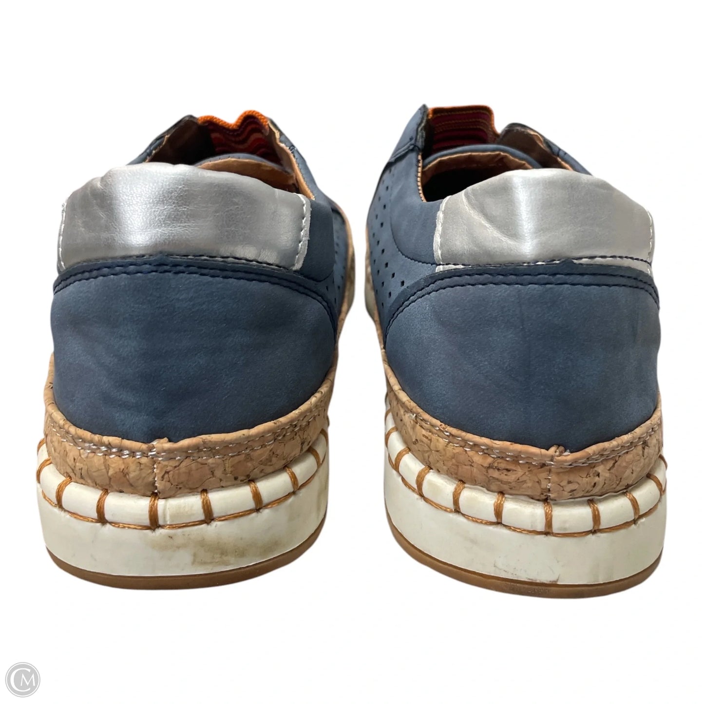 Shoes Flats By Clothes Mentor In Navy, Size: 9