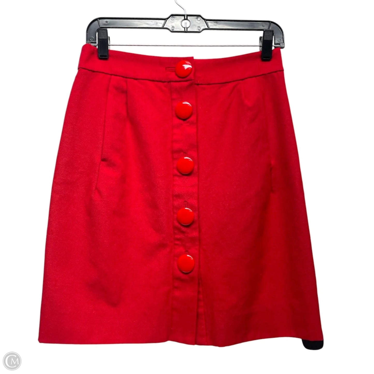 Skirt Designer By Kate Spade In Red, Size: 4