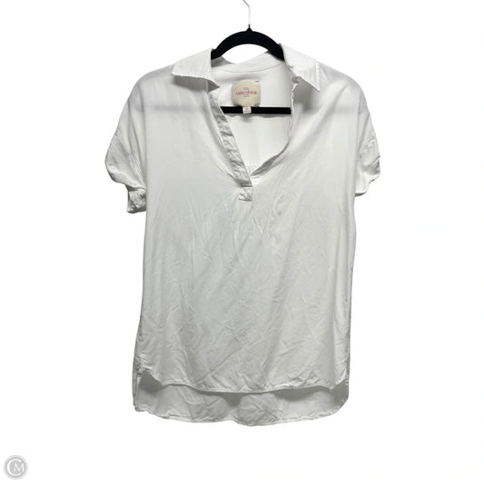 Top Short Sleeve Basic By Clothes Mentor In White, Size: Xs
