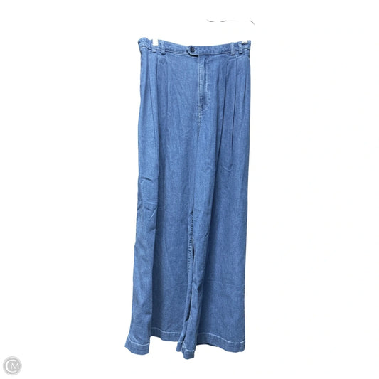 Pants Wide Leg By Gap In Blue Denim, Size: 12