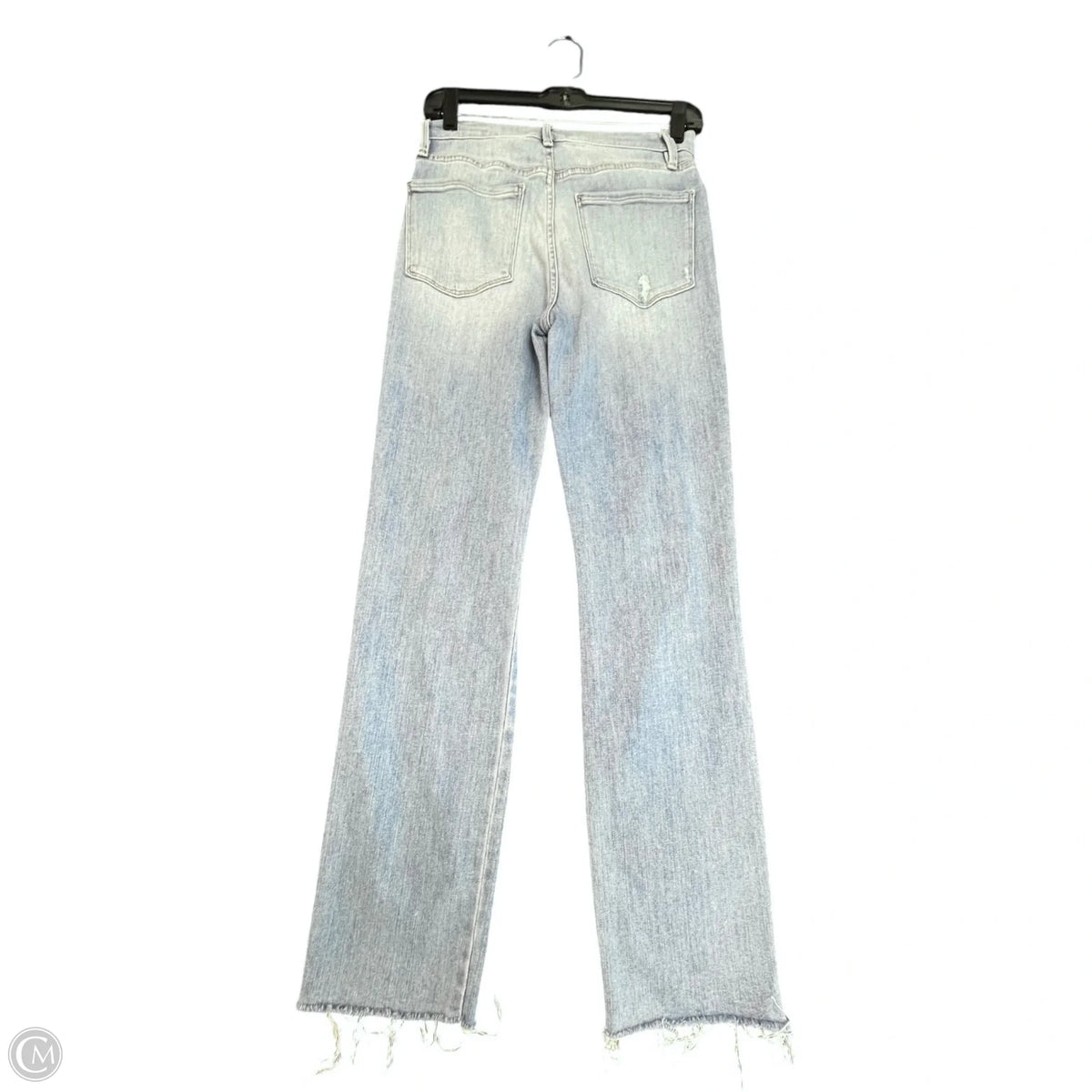 Jeans Straight By Frame In Blue Denim, Size: 2