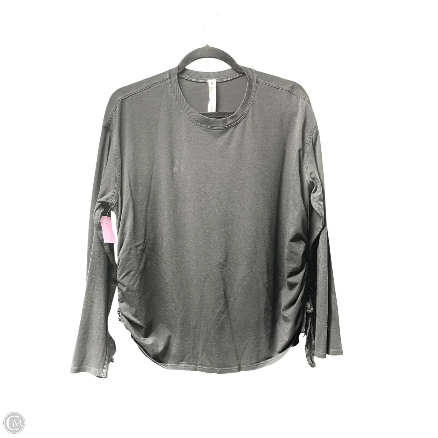 Athletic Top Long Sleeve Crewneck By Lululemon In Black, Size: 6