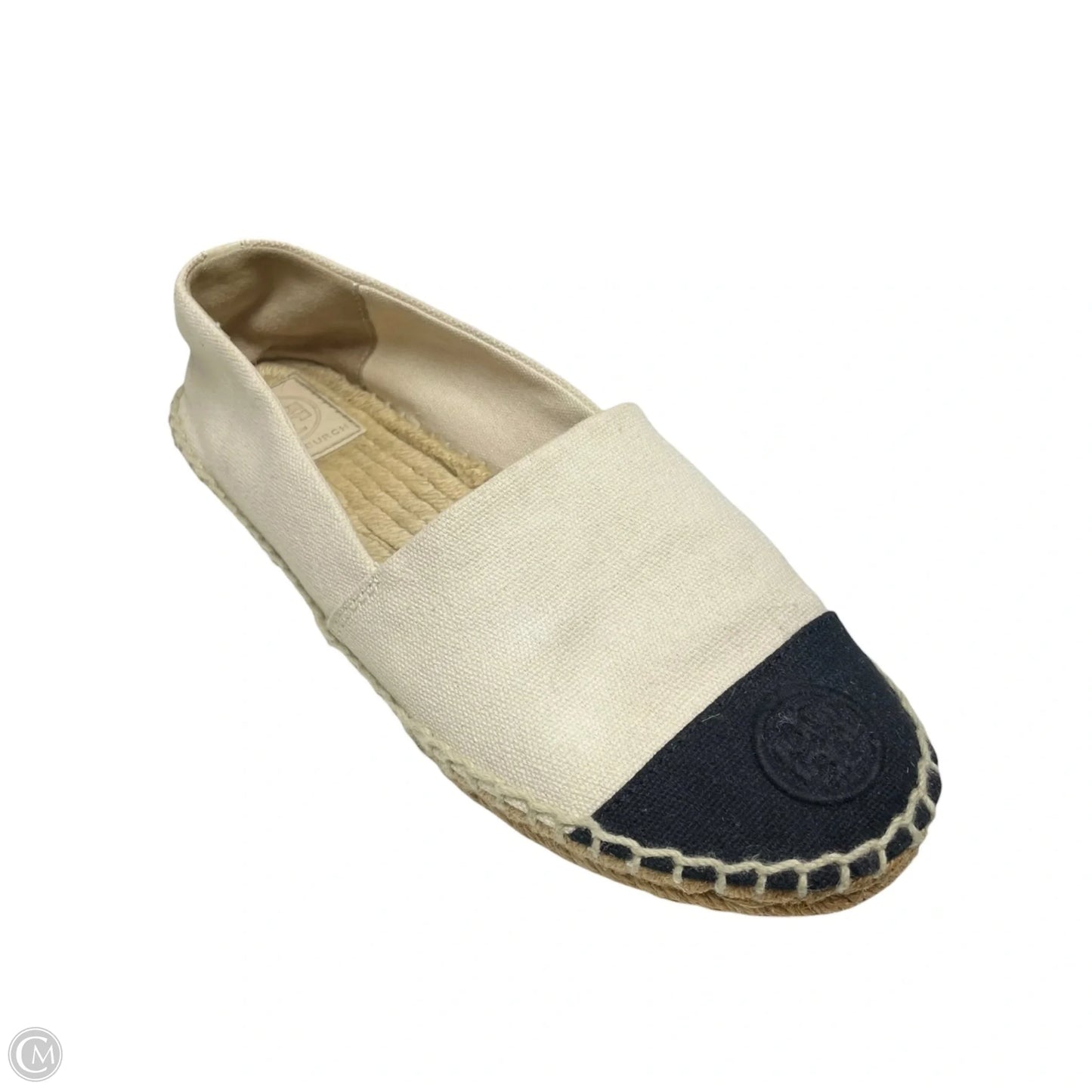 Shoes Designer By Tory Burch In Black & Cream, Size: 7