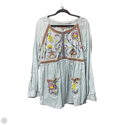Tunic Long Sleeve By Double D Ranch In Multi-colored, Size: Xl