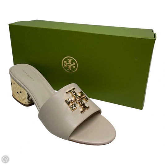 Sandals Designer By Tory Burch In Cream, Size: 9