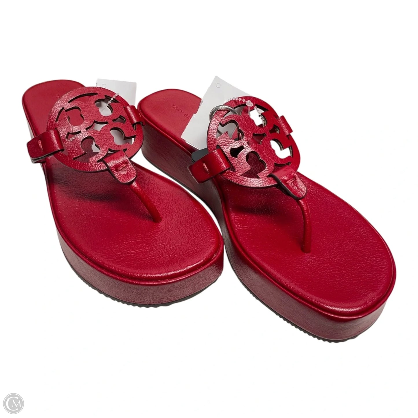 Sandals Designer By Tory Burch In Red, Size: 9.5
