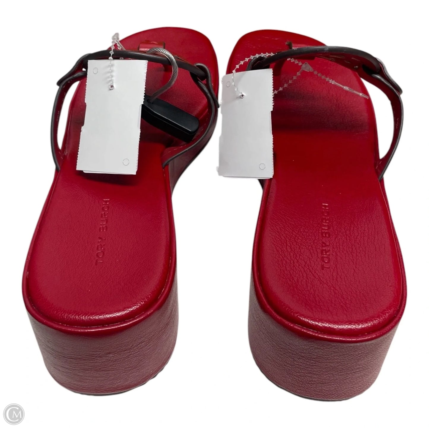 Sandals Designer By Tory Burch In Red, Size: 9.5