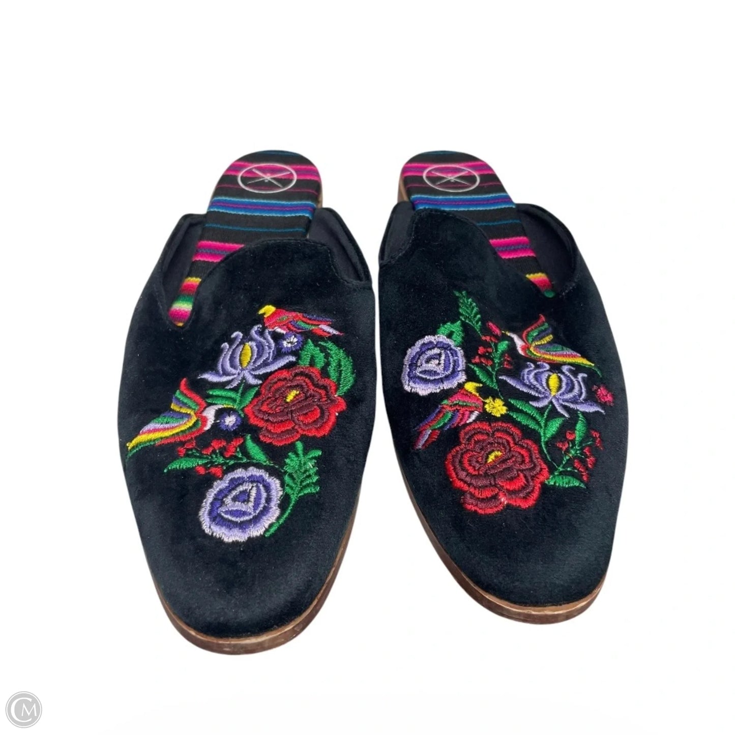 Shoes Flats By INKKAS In Floral Print, Size: 9