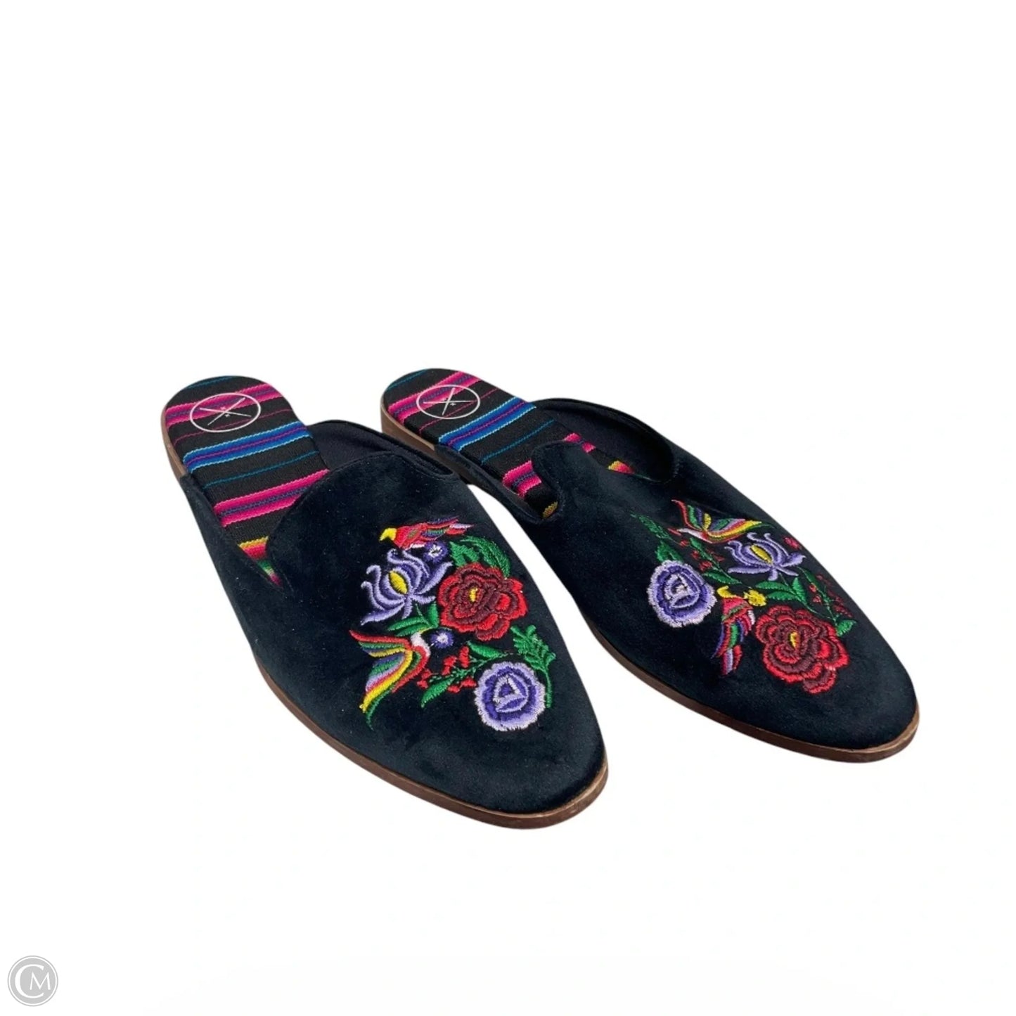 Shoes Flats By INKKAS In Floral Print, Size: 9