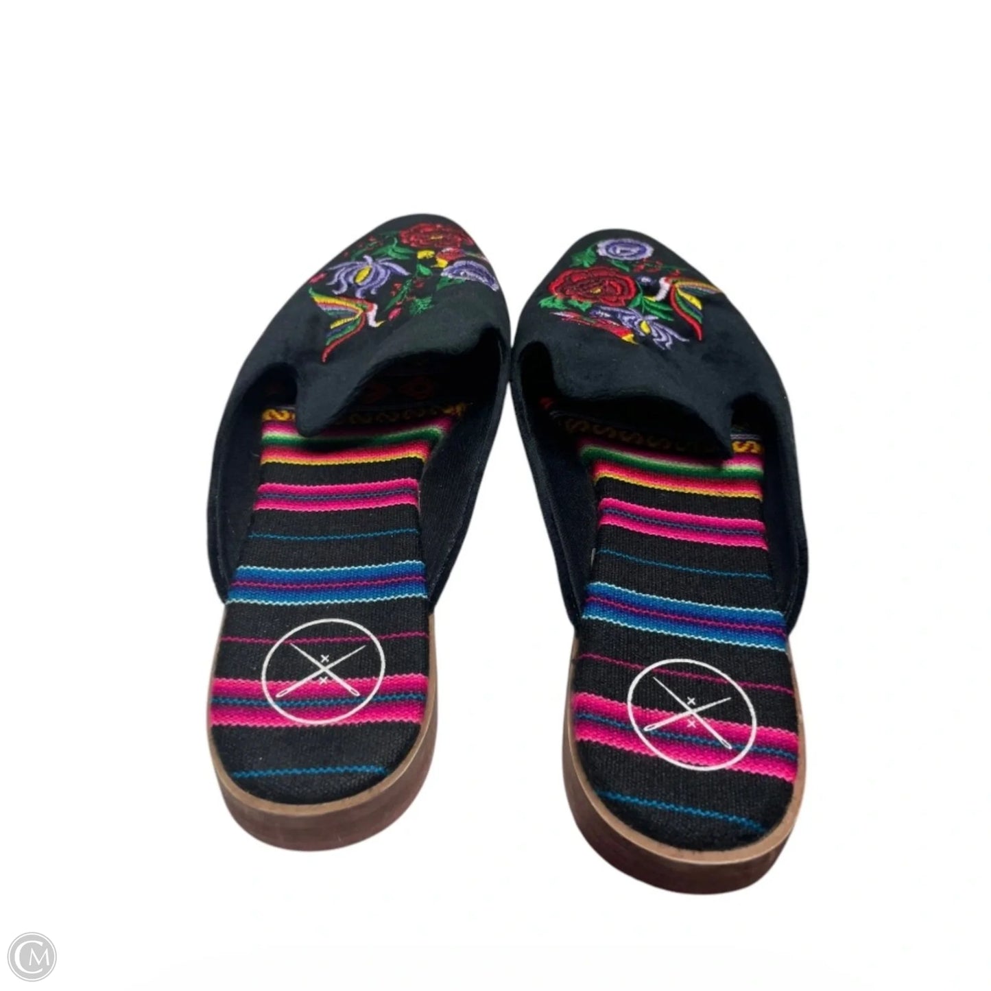 Shoes Flats By INKKAS In Floral Print, Size: 9