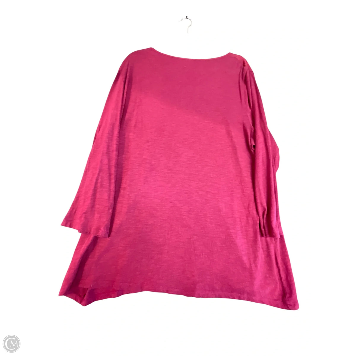 Top 3/4 Sleeve Basic By Tommy Hilfiger In Maroon, Size: Xxl