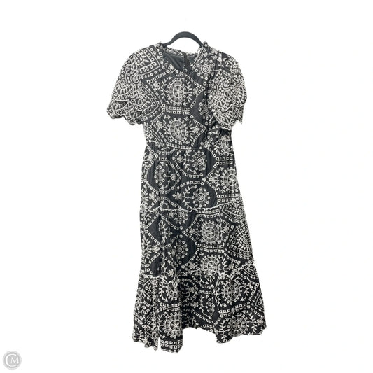 Dress Casual Midi By Baltic Born In Black & Cream, Size: Xl