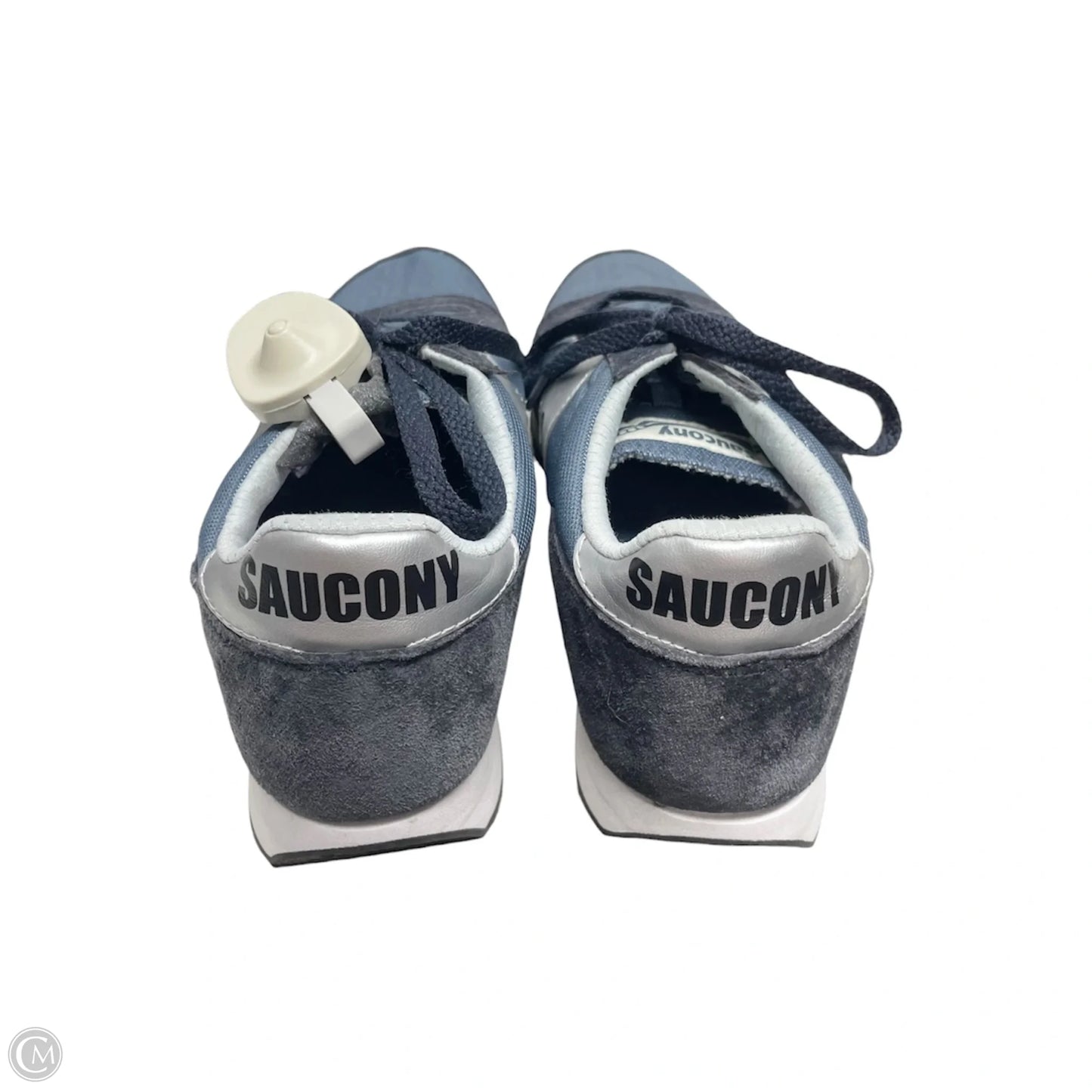 Shoes Sneakers By Saucony In Blue & Silver, Size: 7.5