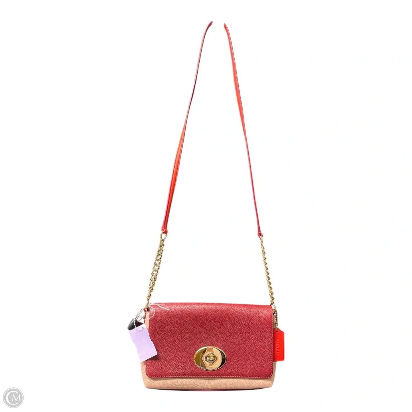 Crossbody Designer By Coach, Size: Medium