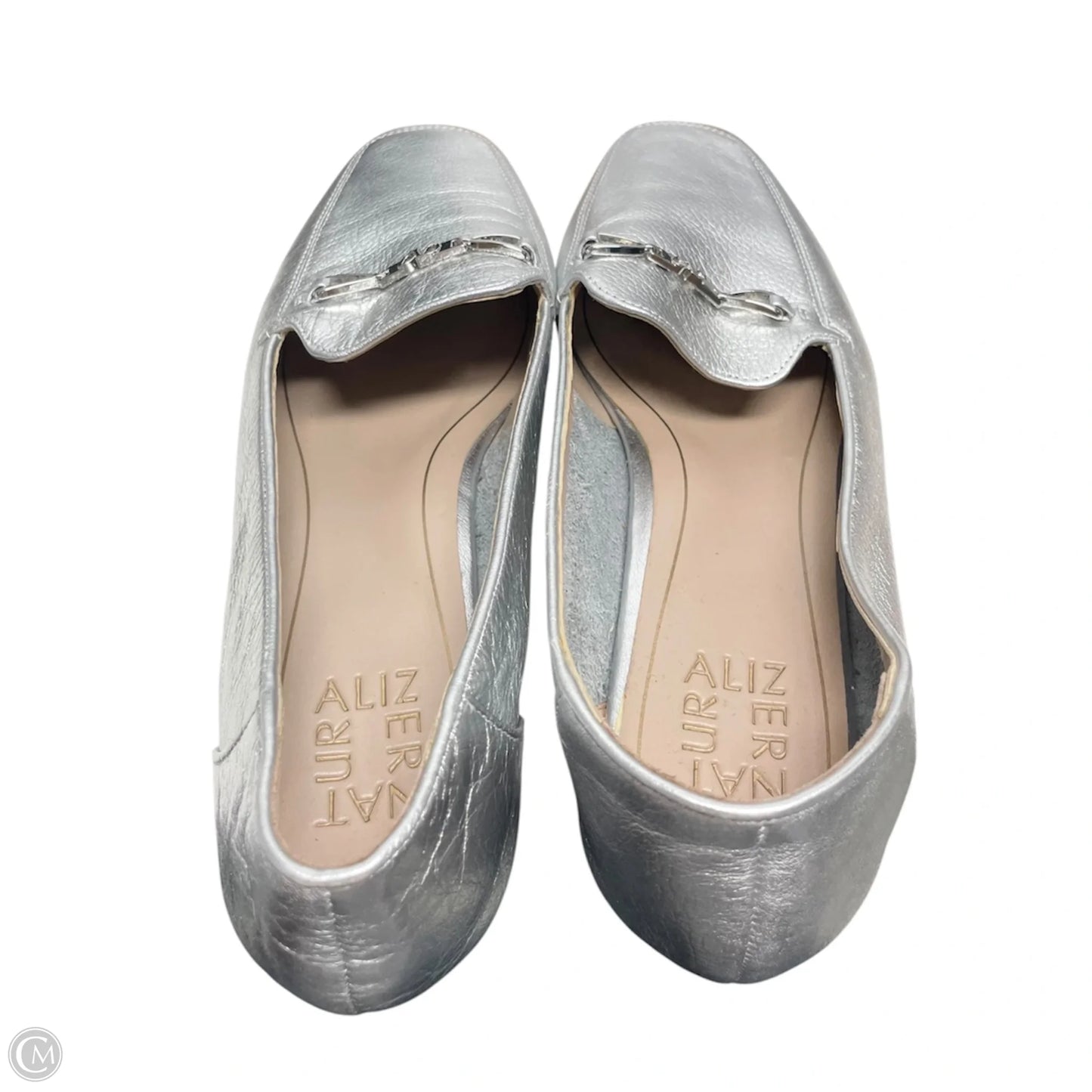 Shoes Flats By Naturalizer In Silver, Size: 9.5