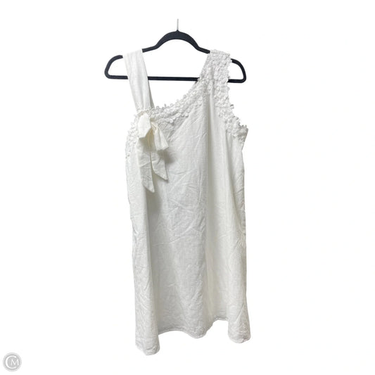 Dress Casual Short By Emery Rose In White, Size: Xl