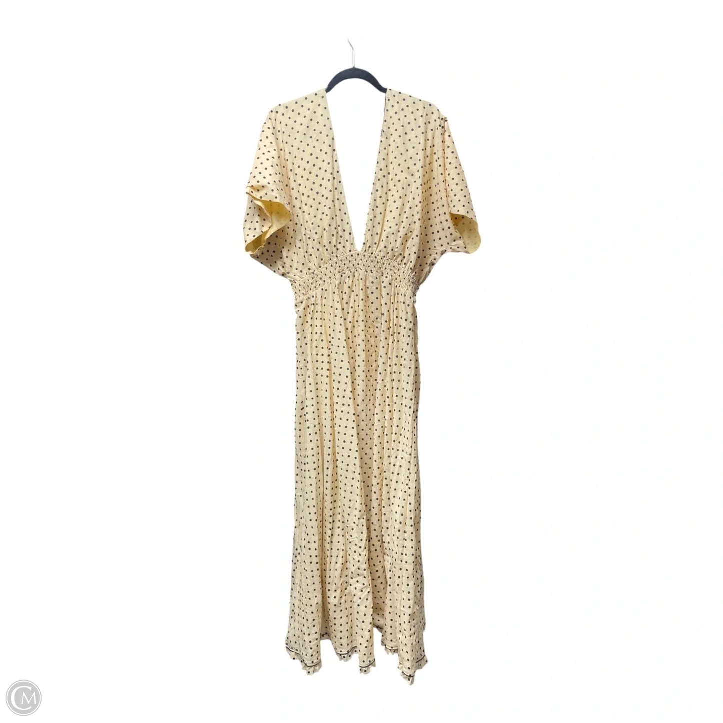 Dress Casual Maxi By MES DEMOISELLES  In Polkadot Pattern, Size: 20