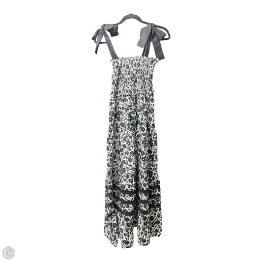 Dress Casual Midi By MI GOLONDRINA In Black & White, Size: L