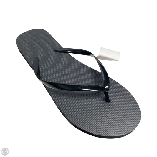 Sandals Flip Flops By Shade & Shore In Black, Size: 9
