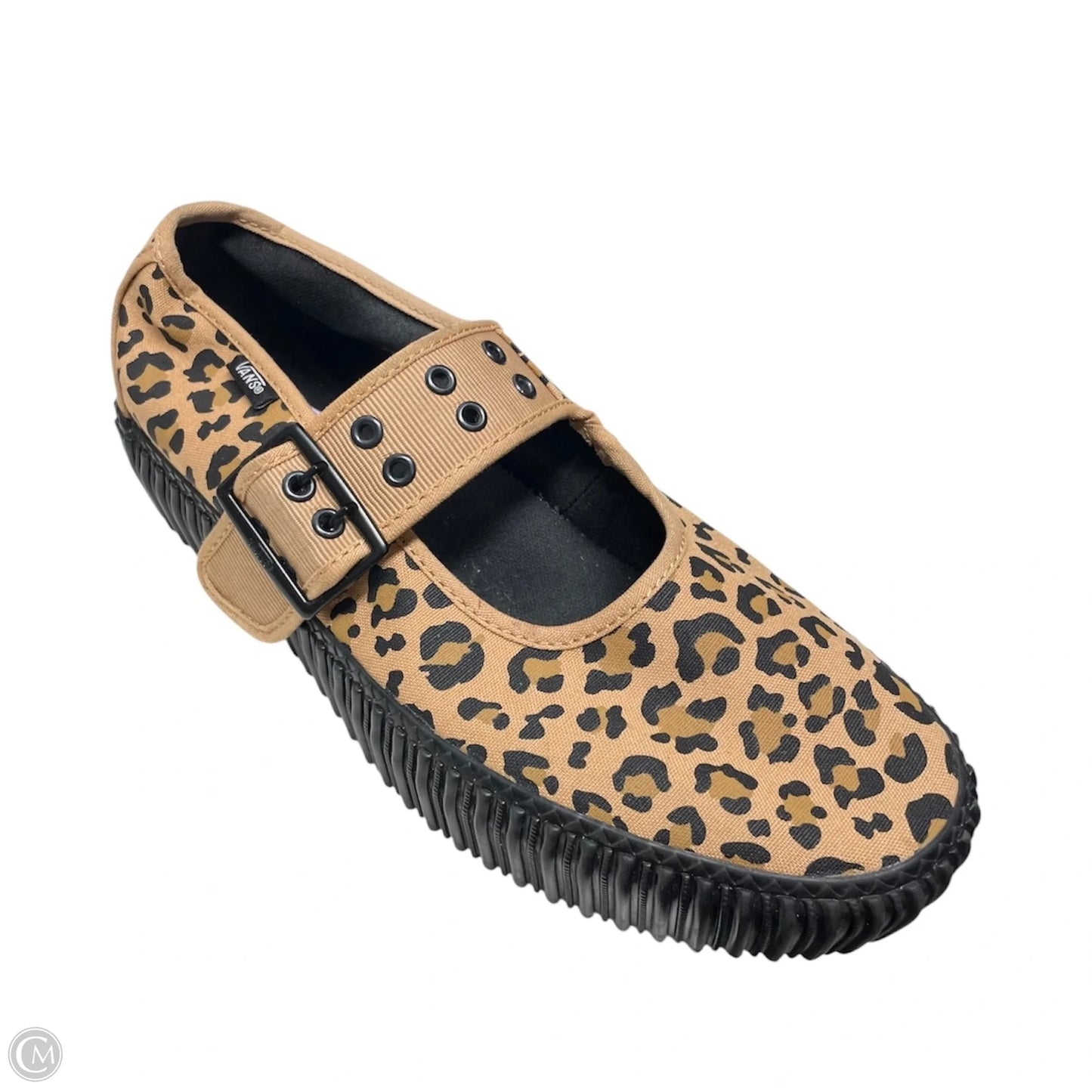 Shoes Flats By Vans In Animal Print, Size: 9