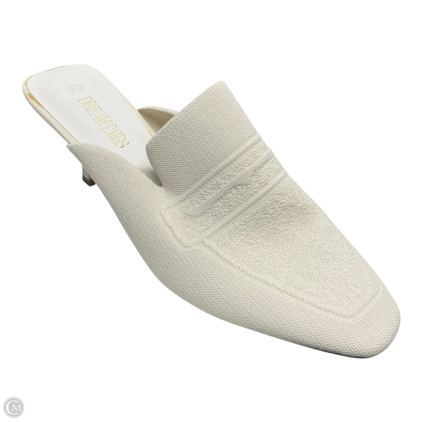 Shoes Heels Kitten By Dream Pairs In Cream, Size: 8.5