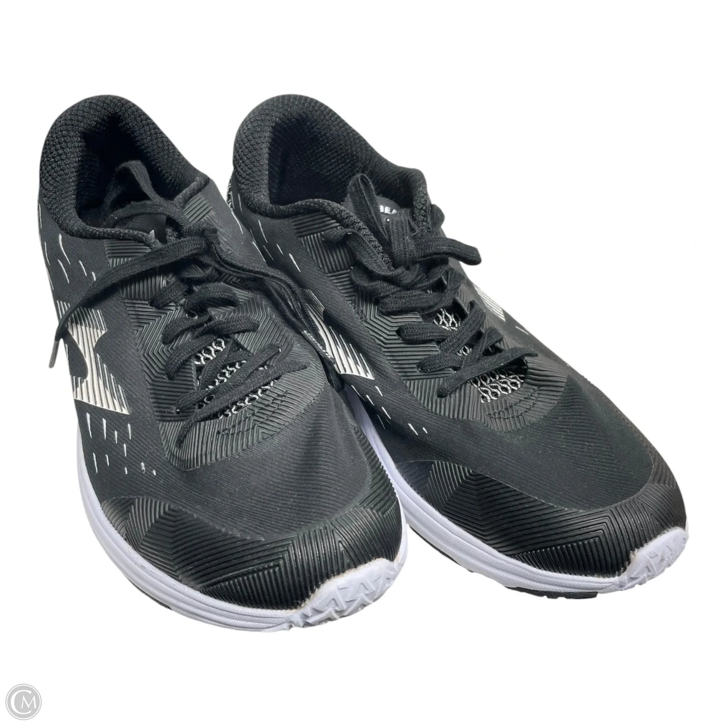 Shoes Sneakers By Clothes Mentor In Black & White, Size: 8.5