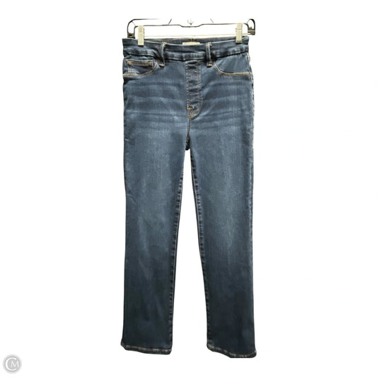 Jeans Straight By Good American In Blue Denim, Size: M