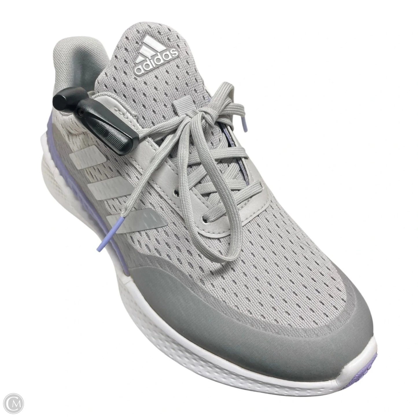 Shoes Athletic By Adidas In Grey & Purple, Size: 7.5