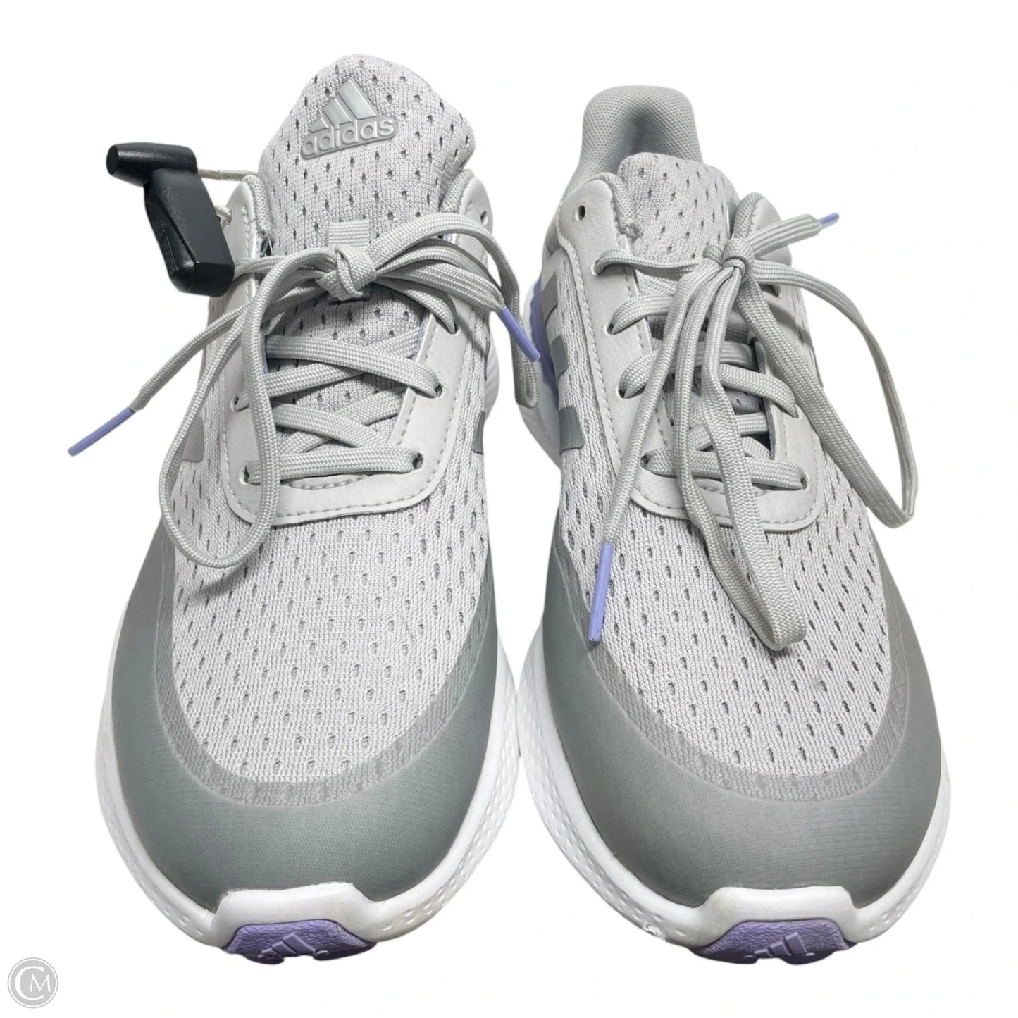 Shoes Athletic By Adidas In Grey & Purple, Size: 7.5