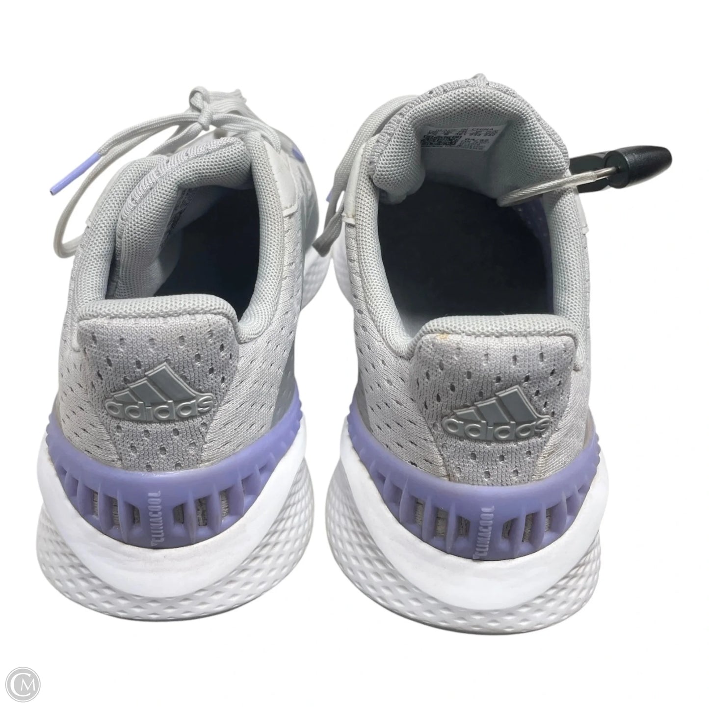 Shoes Athletic By Adidas In Grey & Purple, Size: 7.5
