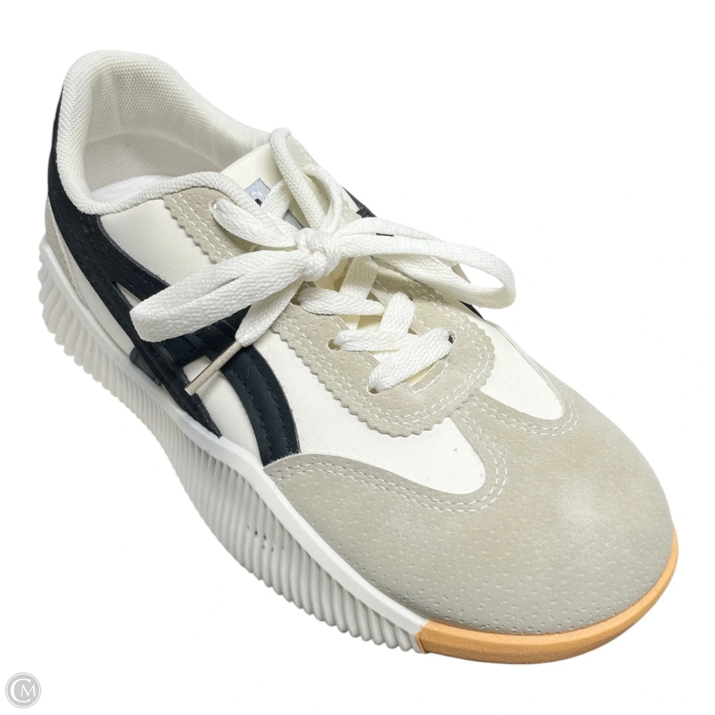 Shoes Sneakers By Cmc In Black & Cream, Size: 6
