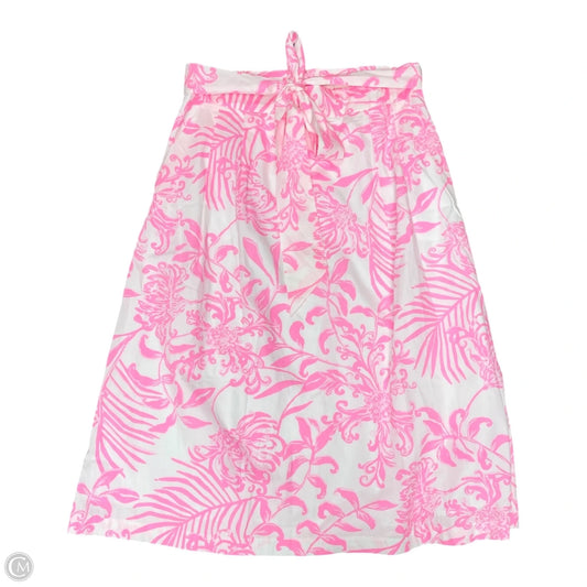 Skirt Midi By Lilly Pulitzer In Floral Print, Size: 12