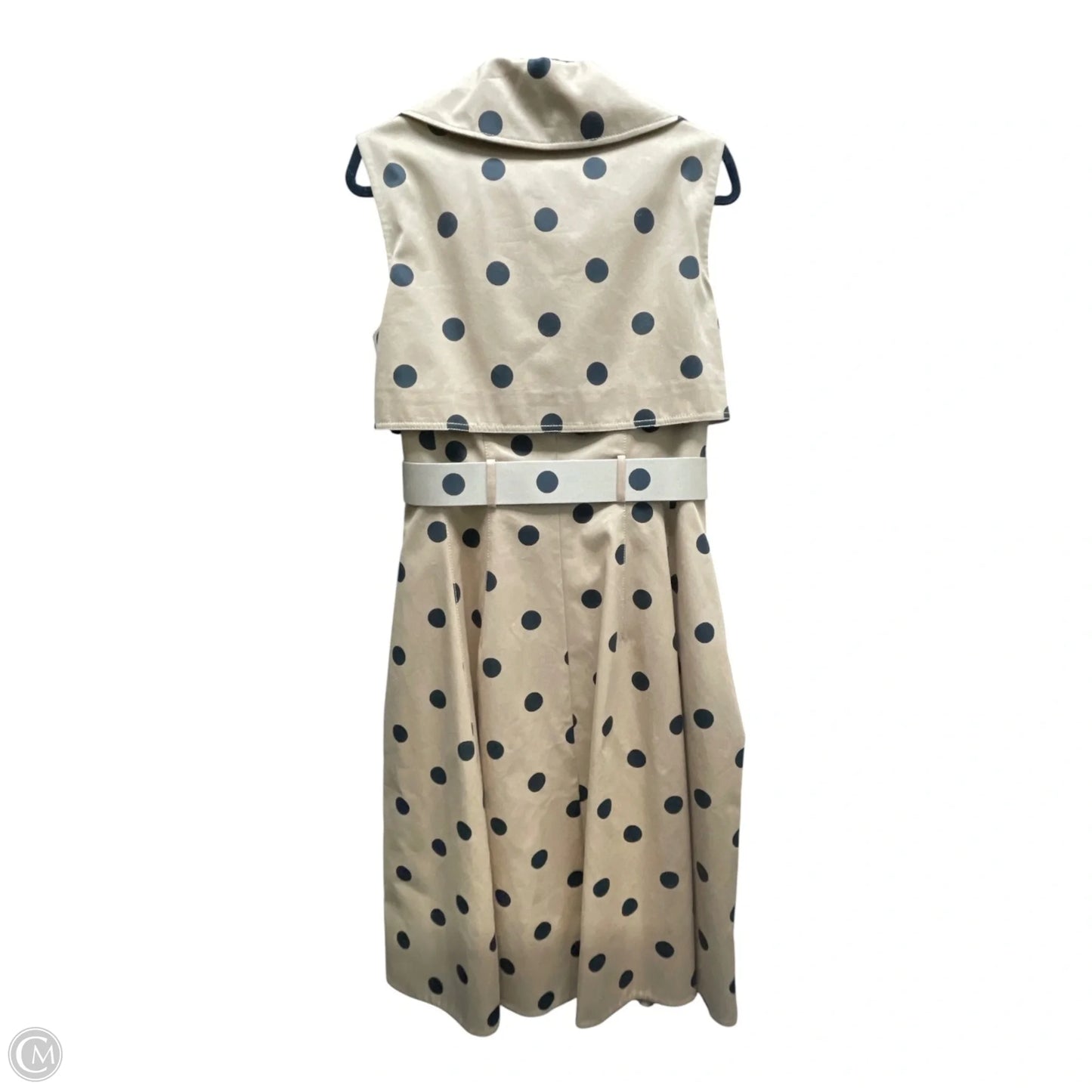 Dress Luxury Designer By Oscar De La Renta In Polkadot Pattern, Size: 8