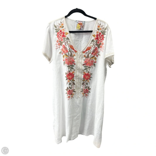 Dress Designer By Johnny Was In Floral Print, Size: L